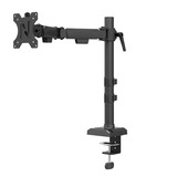 Neomounts DS60-600BL1 Monitorarm 10-32" - Quick-fix - 180°-stop Zwart