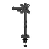 Neomounts DS60-600BL1 Monitorarm 10-32" - Quick-fix - 180°-stop Zwart