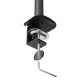 Neomounts DS60-600BL1 Monitorarm 10-32" - Quick-fix - 180°-stop Zwart