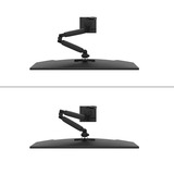 Neomounts DS60-600BL1 Monitorarm 10-32" - Quick-fix - 180°-stop Zwart
