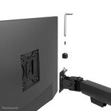 Neomounts DS60-600BL1 Monitorarm 10-32" - Quick-fix - 180°-stop Zwart
