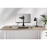 Neomounts DS60-600BL1 Monitorarm 10-32" - Quick-fix - 180°-stop Zwart