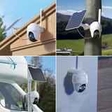 Reolink G440 + Solar Panel 2 beveiligingscamera Wit, 4K, 8MP, 4G LTE, Incl. Solar Panel 2 + 64GB micro SD-kaart 