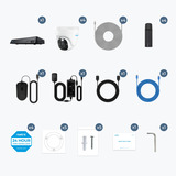 Reolink NVS8-8MD4, Intelligent 4K UHD Kit beveiligingscamera 4 stuks, 5 MP, PoE, 2 TB