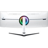 Samsung Odyssey Neo G95NC 57" 4K Ultra HD Curved UltraWide gaming monitor Wit/zwart, 1x DisplayPort, 3x HDMI, 2x USB-A, 240 Hz