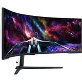 Samsung Odyssey Neo G95NC 57" 8K UHD Curved UltraWide gaming monitor Wit/zwart, 3x HDMI, DisplayPort, 2x USB-A, 2x USB-B, 240 Hz