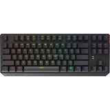 SilentiumPC GK630K Tournament Kailh Brown RGB, gaming toetsenbord Zwart, US lay-out, Kailh Brown