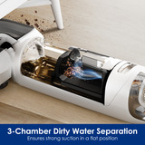 Tineco Floor One S6 Stretch Extreme - wet & dry vloerreiniger  nat- en droogzuiger Zwart/wit