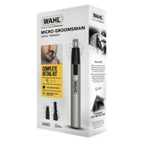 Wahl Home Products Micro Groomsman neus- en oorhaartrimmer Zilver/zwart