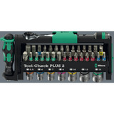 Wera Wera Tool-Check Plus 2 bitset Zwart/groen