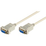 goobay Nulmodem kabel seriële 9-Pins > 9-Pins Grijs, 2 m