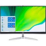 Acer Aspire C24-1650 (DQ.BFSEH.006) pc-systeem Zilver, 8GB, Gb-LAN, WLAN, Sound, Win 10