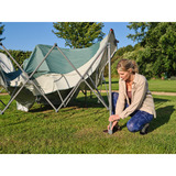 Coleman FastPitch OnePush Shelter L paviljoen Turquoise/grijs, 4 x 4 m