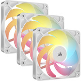 Corsair RS120-R ARGB PWM Reverse case fan Wit, 3 stuks