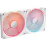 Corsair iCUE LINK LX140-R RGB Reverse Starterskit case fan Wit, 2 stuks, 4-pin PWM