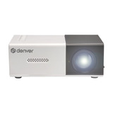 Denver PR-1000 Mini projector Wit/zwart, 30 ANSI Lumen, HDMI, USB, Bluetooth
