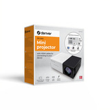 Denver PR-1000 Mini projector Wit/zwart, 30 ANSI Lumen, HDMI, USB, Bluetooth