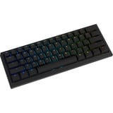 Ducky One X Mini Wireless RGB mechanisch toetsenbord Zwart, US lay-out (QWERTY), Ducky Inductive, 60%, Hot-swappable, PBT, 2.4 GHz | Bluetooth | USB-C
