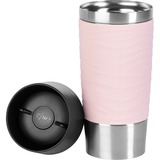 Emsa Travel Mug Wave Thermosbeker   Roze/roestvrij staal, 0,36 Liter