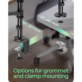 ICY BOX IB-MS622-T monitorarm Zwart