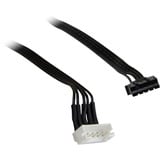 Inter-Tech Argus RS-07 RGB Set120x120x25 case fans Zwart, 3 stuks, 120 x 120 x 25 mm, PWM