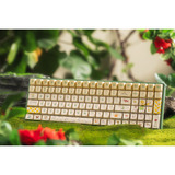 Iqunix F97 Floral Date RGB mechanisch gaming toetsenbord Groen, US lay-out (QWERTY), IQUNIX Little Prince, 96%, RGB leds, 96%, Hot-swappable, PBT, 2.4GHz | Bluetooth 5.1 | USB-C