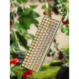 Iqunix F97 Floral Date RGB mechanisch gaming toetsenbord Groen, US lay-out (QWERTY), IQUNIX Little Prince, 96%, RGB leds, 96%, Hot-swappable, PBT, 2.4GHz | Bluetooth 5.1 | USB-C