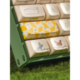 Iqunix F97 Floral Date RGB mechanisch gaming toetsenbord Groen, US lay-out (QWERTY), IQUNIX Little Prince, 96%, RGB leds, 96%, Hot-swappable, PBT, 2.4GHz | Bluetooth 5.1 | USB-C