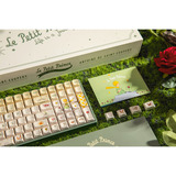 Iqunix F97 Floral Date RGB mechanisch gaming toetsenbord Groen, US lay-out (QWERTY), IQUNIX Little Prince, 96%, RGB leds, 96%, Hot-swappable, PBT, 2.4GHz | Bluetooth 5.1 | USB-C