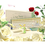 Iqunix F97 Floral Date RGB mechanisch gaming toetsenbord Groen, US lay-out (QWERTY), IQUNIX Little Prince, 96%, RGB leds, 96%, Hot-swappable, PBT, 2.4GHz | Bluetooth 5.1 | USB-C