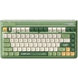 Iqunix OG80 Camping Wireless Mechanical Keyboard Groen, US lay-out (QWERTY), IQUNIX Moonstone, 80% (TKL)	, RGB leds, Hot-swappable, PBT, 2.4GHz | Bluetooth 5.1 | USB-C