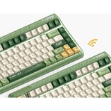 Iqunix OG80 Camping Wireless Mechanical Keyboard Groen, US lay-out (QWERTY), IQUNIX Moonstone, 80% (TKL)	, RGB leds, Hot-swappable, PBT, 2.4GHz | Bluetooth 5.1 | USB-C
