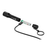 Ledlenser P3R zaklamp Zwart, 200 lm, 6000-7500K