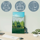 Leitz Ergo Ruimtebesparende Dubbele Monitor- en Laptoparm monitorarm Donkergrijs