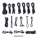 Lian Li EDGE1300 modulaire 1300 watt voeding  Zwart, 1x 12V-2x6, 3x PCIe, 4x USB-header