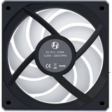 Lian Li UNI FAN CL120 Wireless Reverse case fan Zwart, 4-pin PWM, Set van 3 stuks