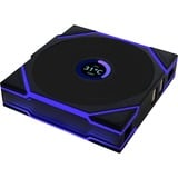 Lian Li UNI FAN TL 120 LCD Wireless Reverse Blade RGB case fan Zwart, 120 x 124 x 28 mm, PWM, 1x 9-pin USB