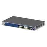 Netgear 24-poorts Gigabit PoE+ Smart Switch met 4 SFP+ poorten Grijs, 10G,Smart Managed