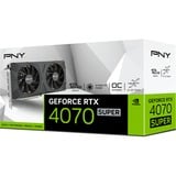 PNY GeForce RTX 4070 SUPER Verto Overclocked Dual Fan grafische kaart DLSS 3, 3x DisplayPort, 1x HDMI 2.1