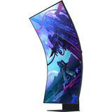 SAMSUNG S55CG97WNU Mini LED Gaming Monitor Odyssey Ark G97NC 55" 4K UHD Curved  Zwart, 165 Hz, HDMI, DisplayPort, USB, Audio, WLAN, AMD FreeSync, Tizen