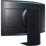 SAMSUNG S55CG97WNU Mini LED Gaming Monitor Odyssey Ark G97NC 55" 4K UHD Curved  Zwart, 165 Hz, HDMI, DisplayPort, USB, Audio, WLAN, AMD FreeSync, Tizen