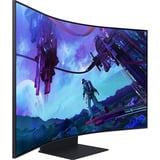 Samsung Odyssey Ark G97NC 55" 4K Ultra HD curved gaming monitor Zwart, 1x DisplayPort, 3x HDMI, 2x USB-C, 2x USB-A, 1x RJ-45, 165 Hz, 3x HDMI, DisplayPort, 2x USB-A, 2x USB-B, 2x USB-C, Wi-Fi 5, BT, RJ-45, 165 Hz