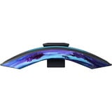 Samsung Odyssey Ark G97NC 55" 4K Ultra HD curved gaming monitor Zwart, 1x DisplayPort, 3x HDMI, 2x USB-C, 2x USB-A, 1x RJ-45, 165 Hz, 3x HDMI, DisplayPort, 2x USB-A, 2x USB-B, 2x USB-C, Wi-Fi 5, BT, RJ-45, 165 Hz
