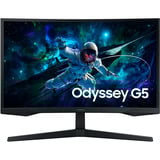 Samsung Odyssey G5 S32CG554EU 32" curved gaming monitor Zwart, 165 Hz, HDMI, DisplayPort, AMD Free-Sync