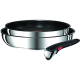 Tefal Ingenio Preference + steelpannenset, 3-delig Roestvrij staal, Ø 22cm, Ø 26cm