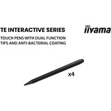 iiyama ProLite TE6513A-B3AG 64.5" 4K Ultra HD touchscreen monitor Zwart, 1x DisplayPort, 2x HDMI, 3x USB-C, 5x USB-A, 2x RJ-45, HDMI, DisplayPort, USB-C, Audio, LAN, WiFi-6E, BT 5.0, Android, Touch