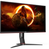 AOC U28G2XU2/BK 28" 4K UHD gaming monitor Zwart/rood, 2x HDMI, 2x DisplayPort, Sound