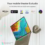 ASUS Zenbook A16 UX3607OA-SQ013W 16"  Copilot+ laptop Beige | Snapdragon X2E-94-100 | Qualcomm Adreno | 48 GB | 1 TB SSD | OLED