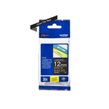 Brother Labeltape TZE-335 printlint 12 mm, wit op zwart