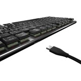 CHERRY Cherry MX Board 10.0N  MX       LP EU bk, toetsenbord Zwart, EU lay-out (QWERTY), Cherry MX Low Profile Speed
